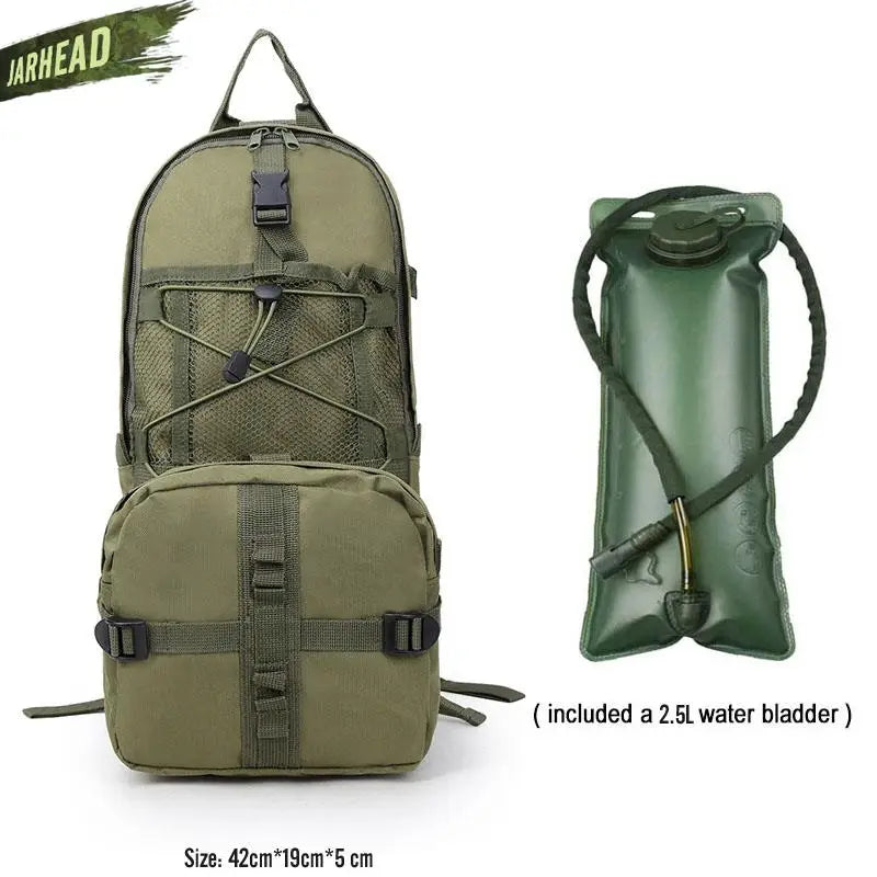 Outdoor Men Climbing Military Camouflage Tactical Hunting Backpack Women Travel Camping Hiking Riding Sport 3L Water Bag