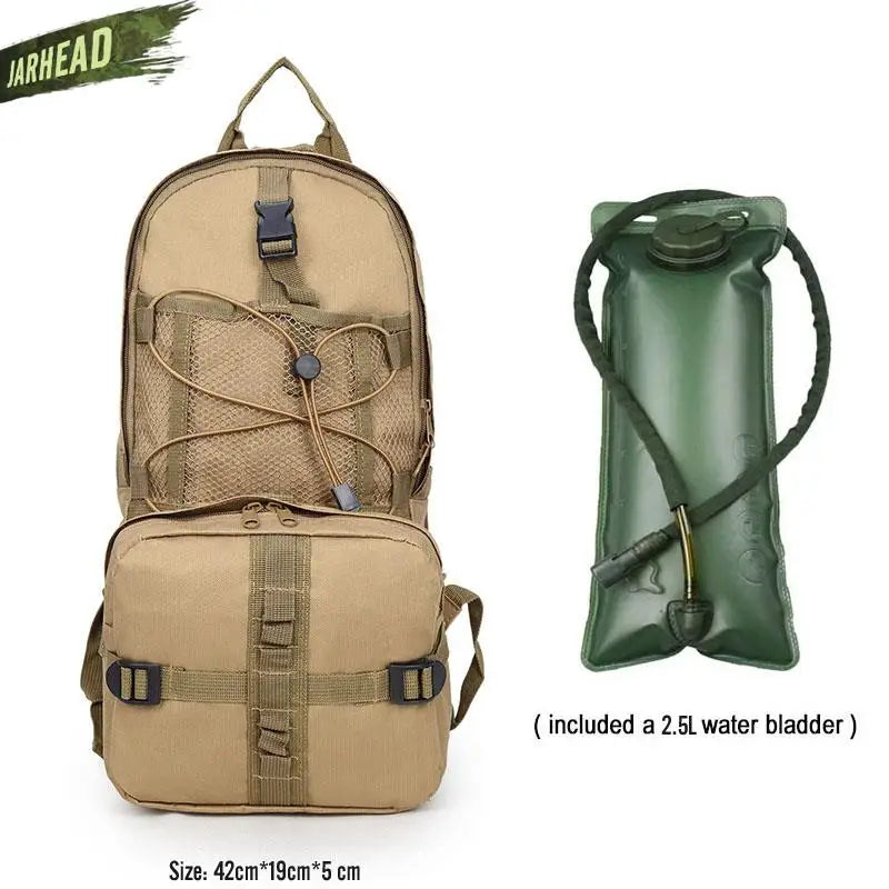 Outdoor Men Climbing Military Camouflage Tactical Hunting Backpack Women Travel Camping Hiking Riding Sport 3L Water Bag